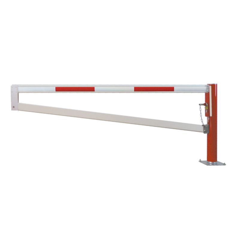 Barrière pivotante robuste lisse trapézoïdale | Prossentiel