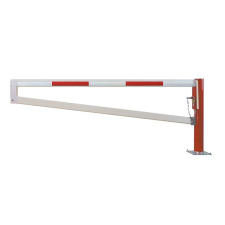 Barrière pivotante robuste lisse trapézoïdale | Prossentiel