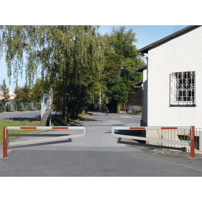 Barrière pivotante robuste lisse trapézoïdale | Prossentiel