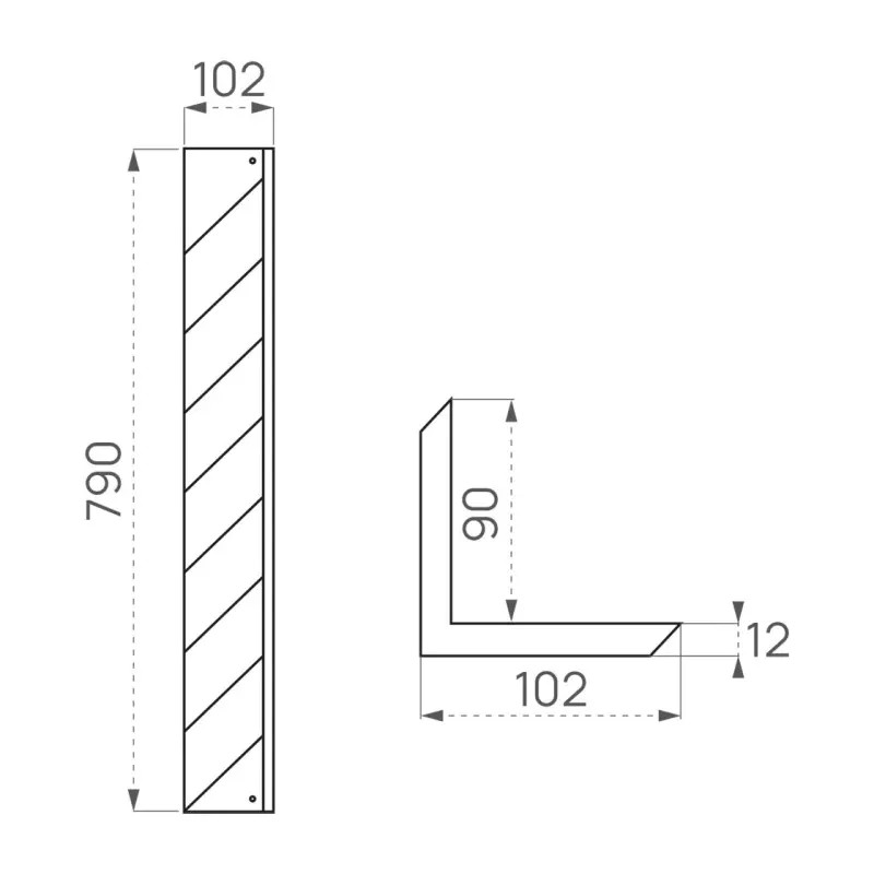 Protection d'angle en caoutchouc | Prossentiel
