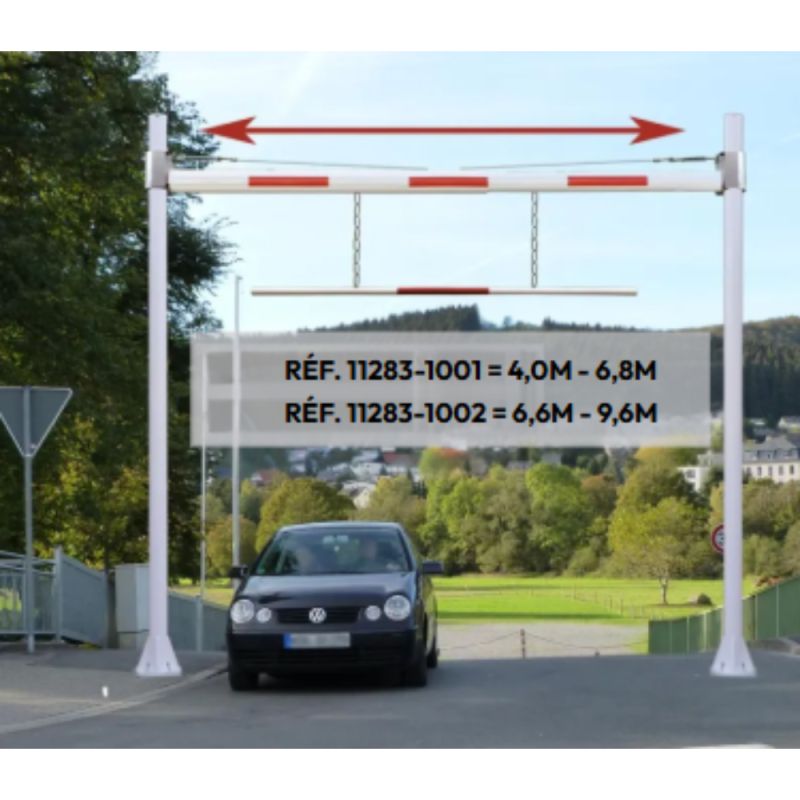 Portique fixe réglable