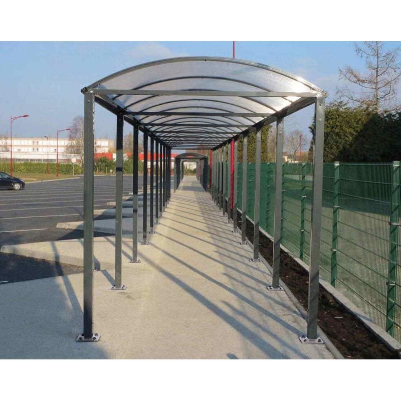 Passage couvert Voûte avec toit en polycarbonate - format standard | Prossentiel