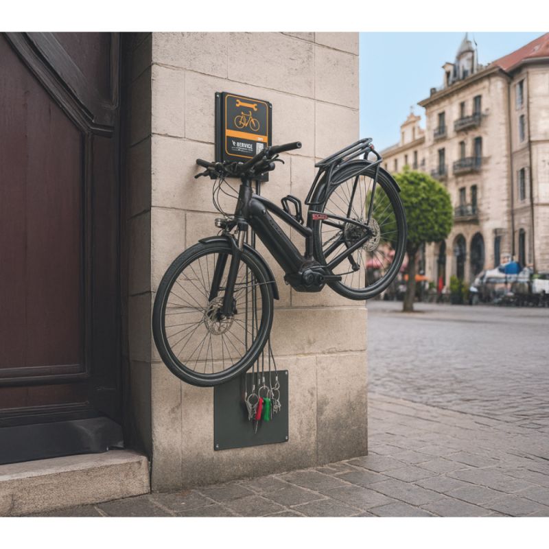 Station de gonflage et d'entretien vélo murale | Prossentiel