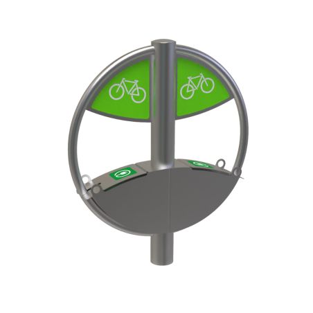 Arceau vélo VAE avec recharge électrique inox Norea | Prossentiel