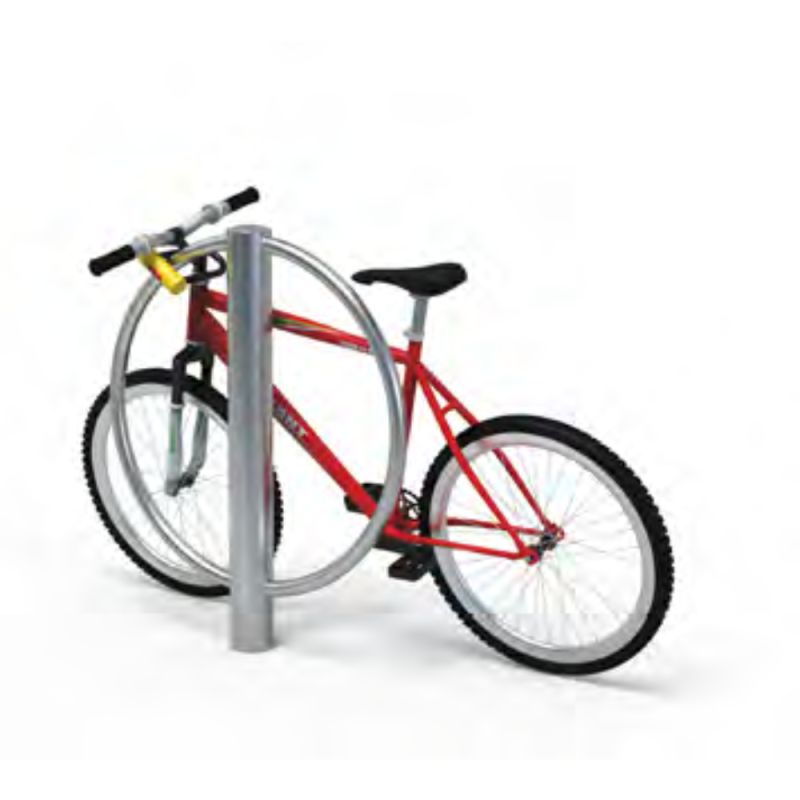 Appui vélos circulaire en inox Norea | Prossentiel