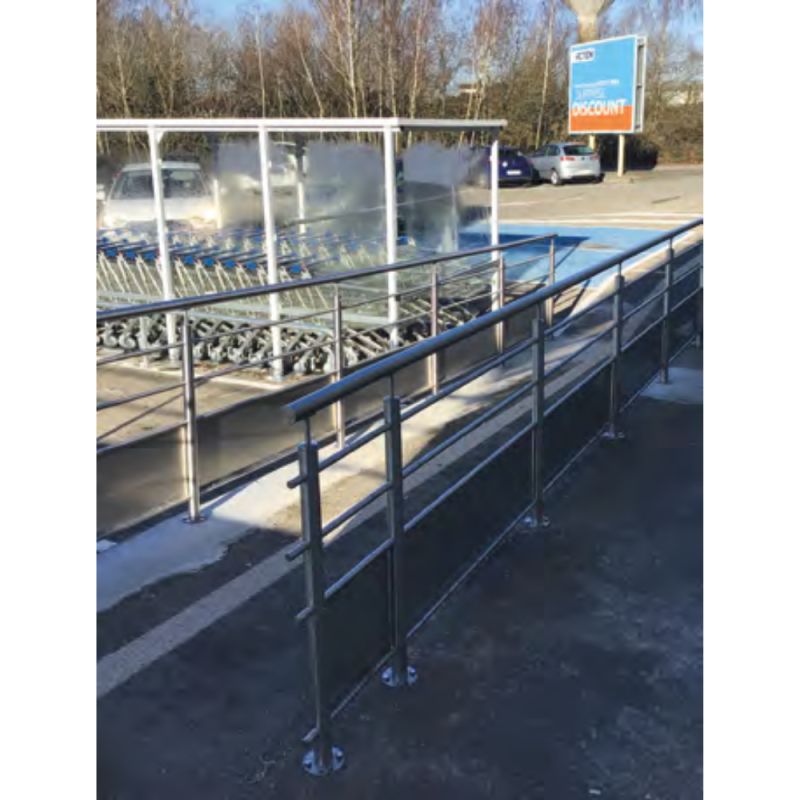 Barrière garde corps en kit - sur platines | Prossentiel