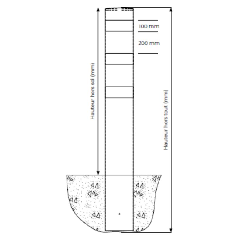 Borne de quai en inox | Prossentiel