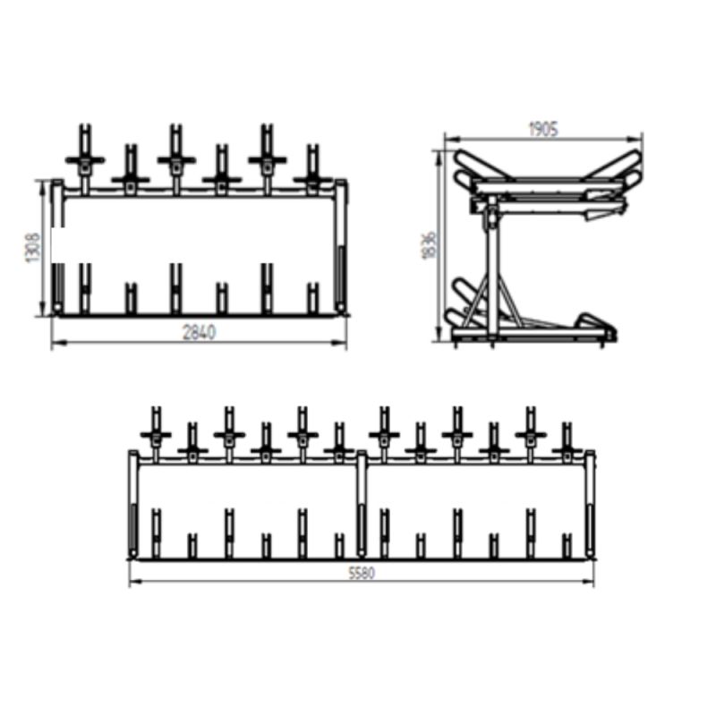 Rack à vélos double étage Horizon