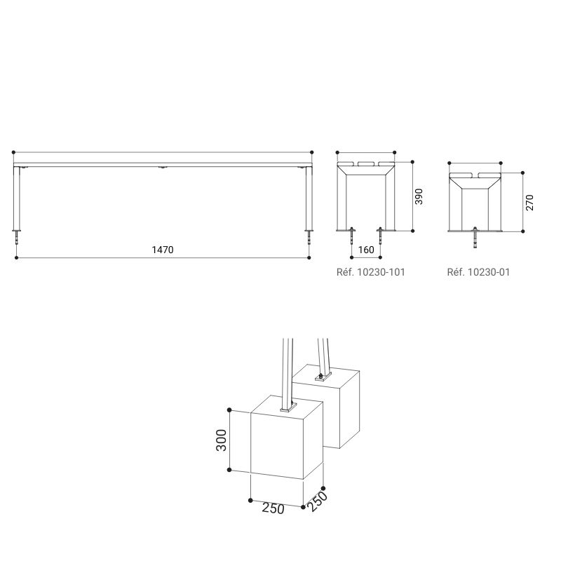 Banquette école maternelle ou primaire Silaos® Prossentiel