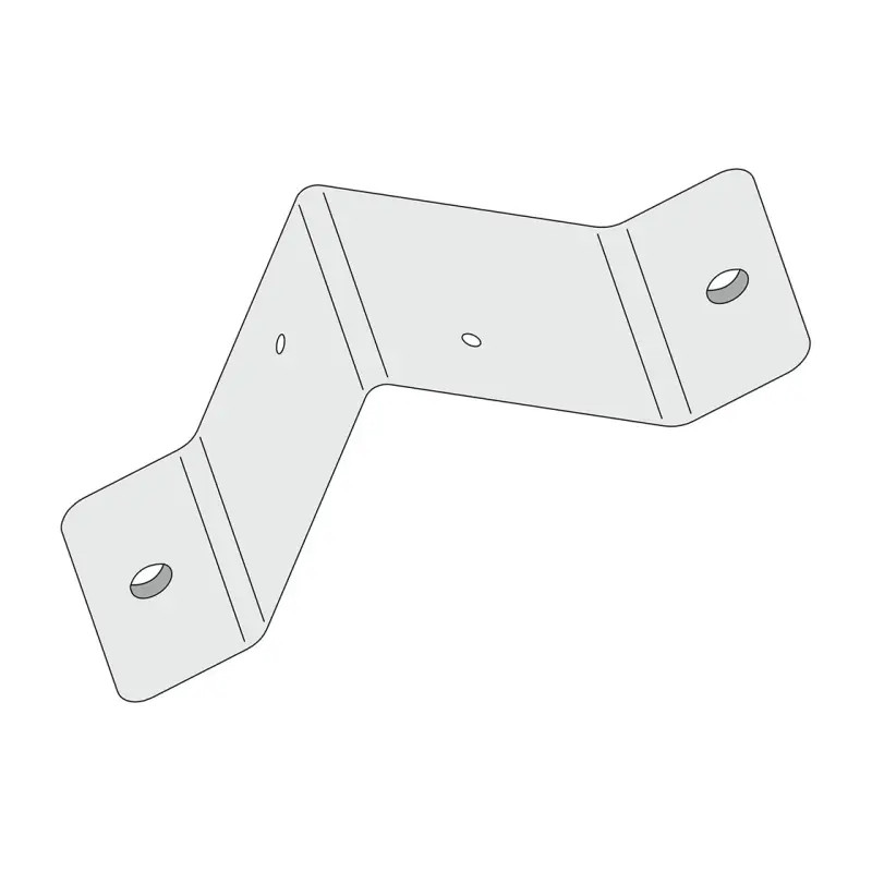 Lot de 2 platines murales pour cendrier-cigarette Prossentiel
