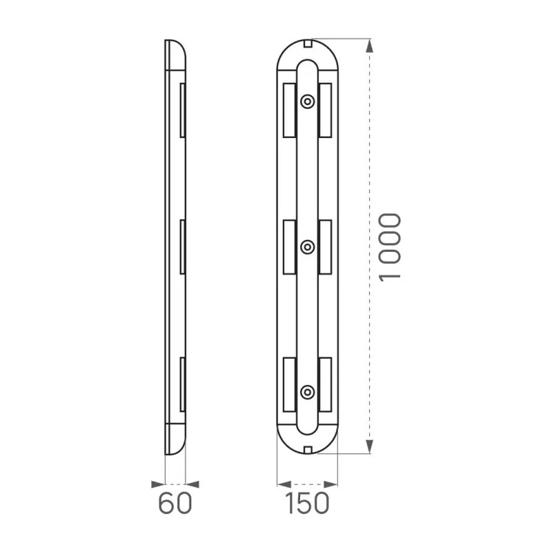 Séparateur de voies franchissable Prossentiel