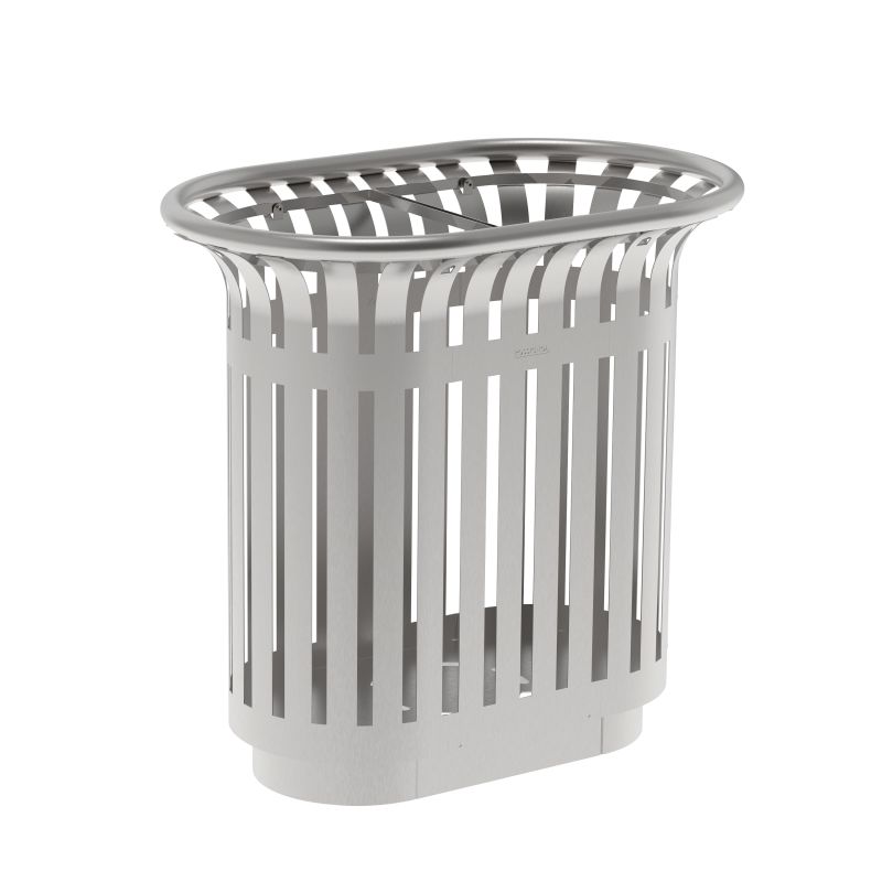 Corbeille tri sélectif en Inox Tulipe Extrême