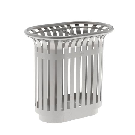 Corbeille tri sélectif en Inox Tulipe Extrême