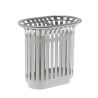 Corbeille tri sélectif en Inox Tulipe Extrême