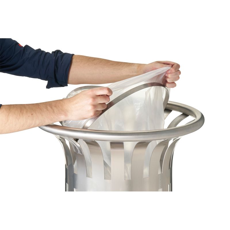 Corbeille en Inox Tulipe Extrême - 60L