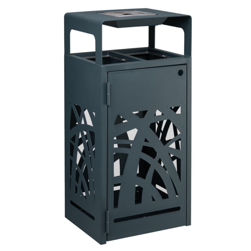 Corbeille de tri métal anti-nuisibles Cybel -60L
