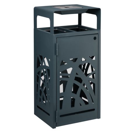 Corbeille de tri métal anti-nuisibles Cybel -60L