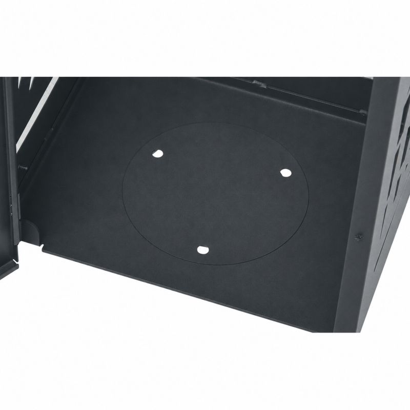 Corbeille de tri métal anti-nuisibles avec cendrier Cybel -60L