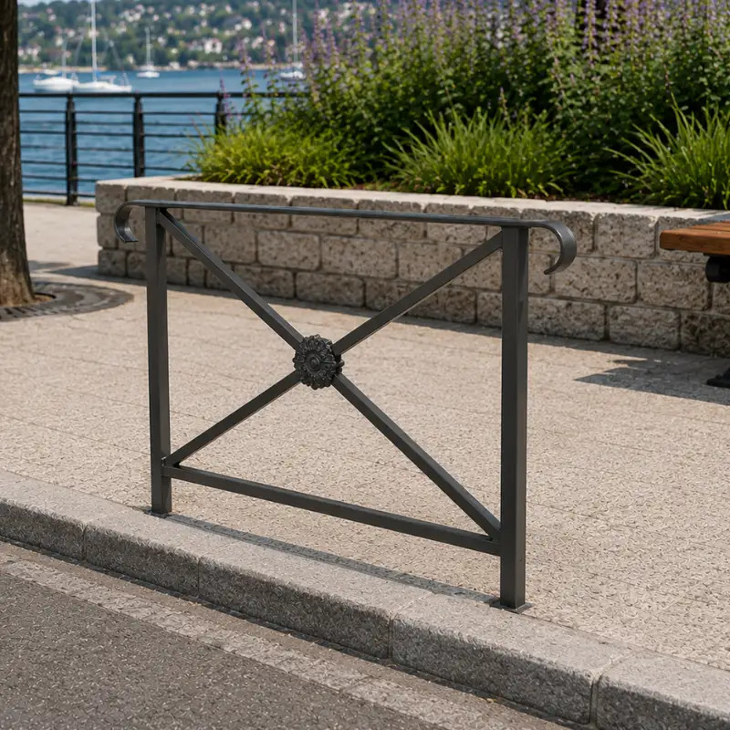 Barrière de ville Héritage avec rosace double crosse Prossentiel