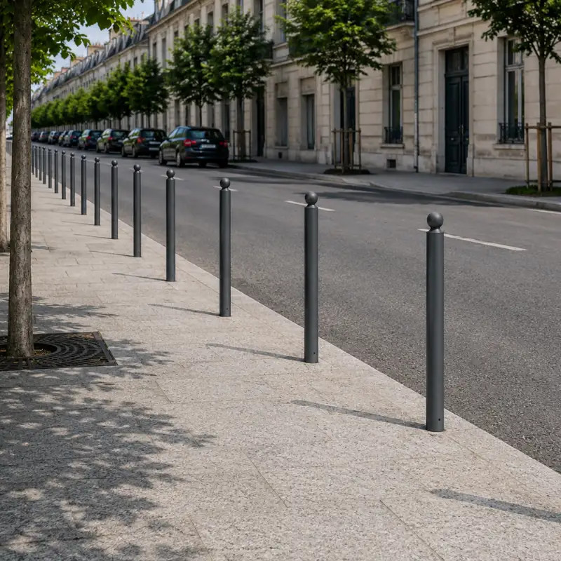Potelet de ville fixe Opus boule Prossentiel