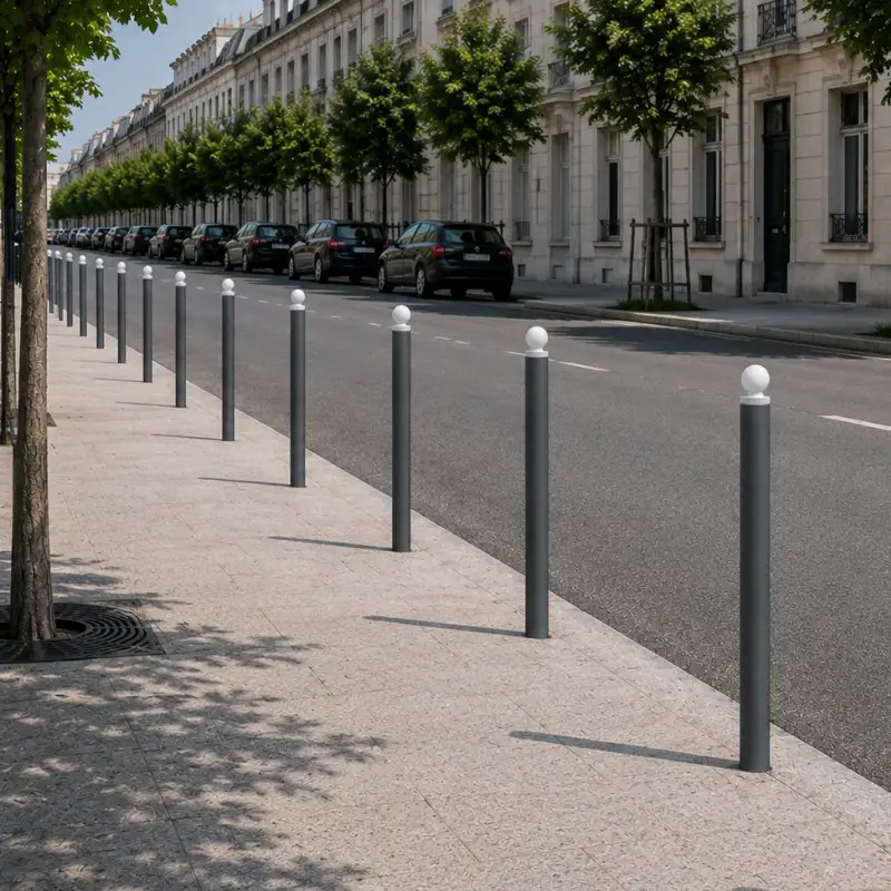 Potelet PMR haute visibilité Opus boule Prossentiel