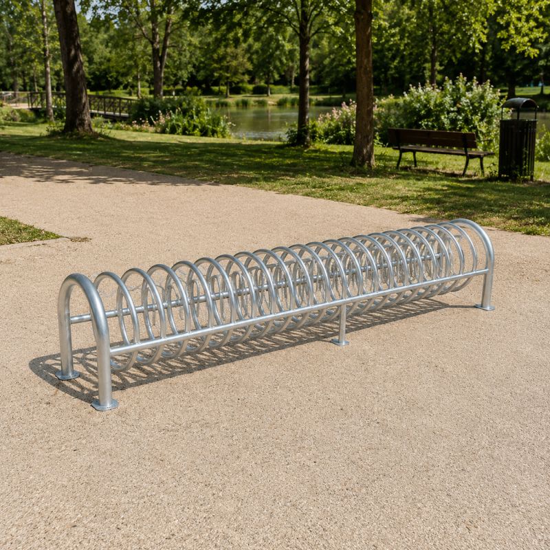 Support vélos cylindrique 20 places Mey | Prossentiel