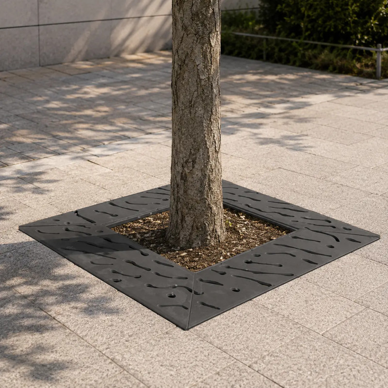 Grille d'arbre carré acier design Venise Prossentiel