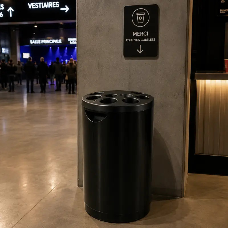 Collecteur de gobelets en plastique Prossentiel