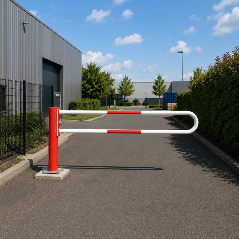 Barrière pivotante robuste sur support | Prossentiel