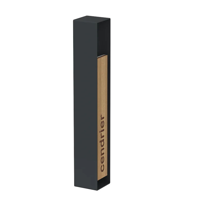 Cendrier extérieur design compact HPL Lotan 1,5L Prossentiel