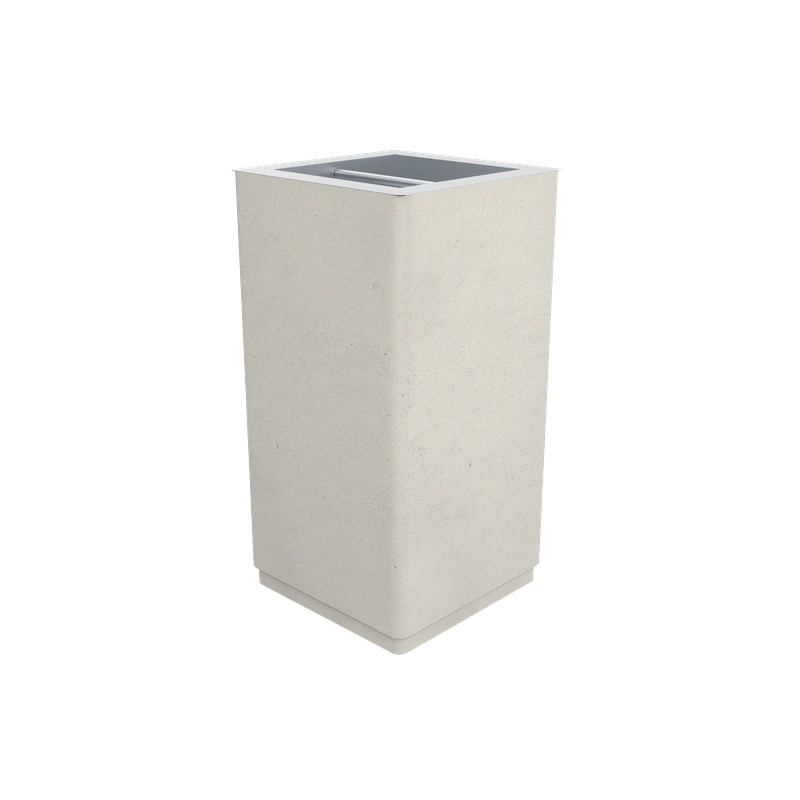 Cendrier robuste en béton Naia 9L Prossentiel