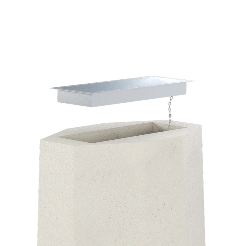 Cendrier design en béton Ondine 2L Prossentiel