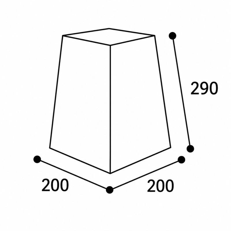 Borne robuste en béton Pyry
