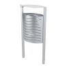 Poubelle urbaine inox Ovalon 40L Prossentiel