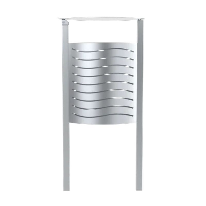 Poubelle urbaine inox Ovalon 40L Prossentiel