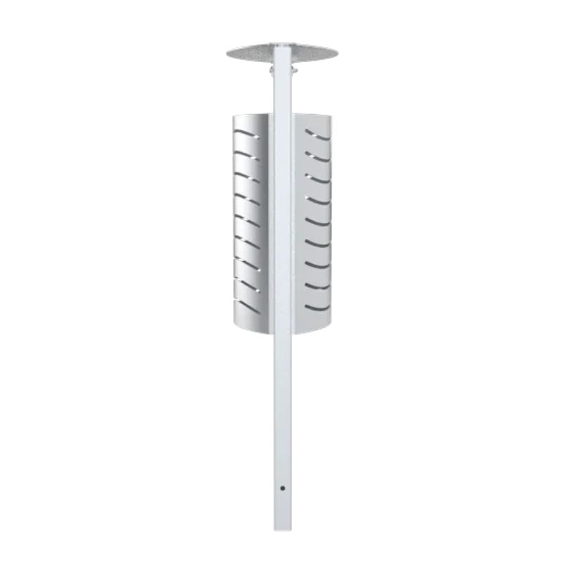 Poubelle urbaine inox Ovalon 40L Prossentiel