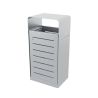Poubelle urbaine inox rectangle Urbeo 60L Prossentiel
