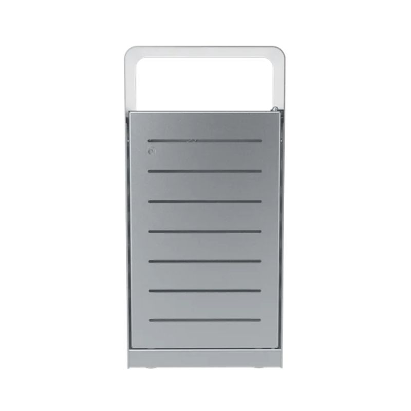 Poubelle urbaine inox rectangle Urbeo 60L Prossentiel