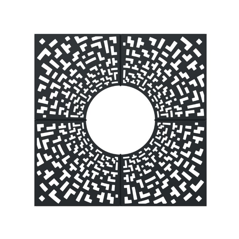 Grille d'arbre carrée design Arbea Prossentiel