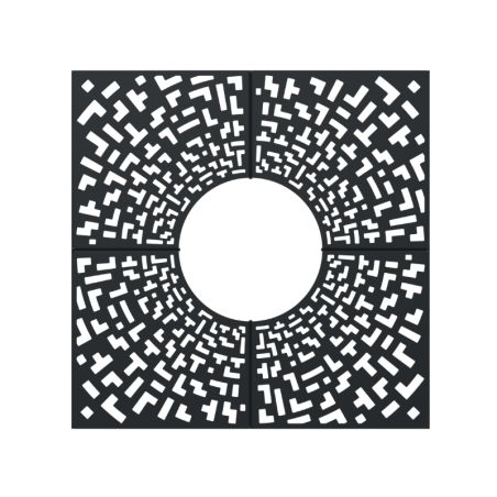 Grille d'arbre carrée design Arbea Prossentiel