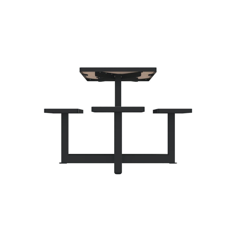 Table de pique-nique carrée PMR compact HPL Orpin Prossentiel