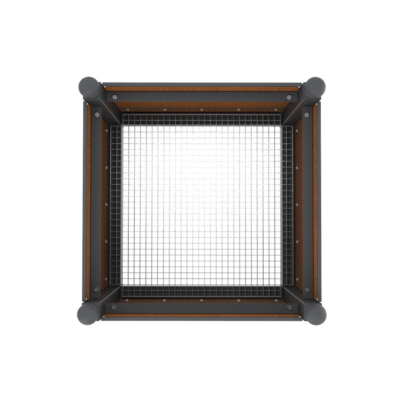 Bac d'orangerie Boule HPL aspect bois Zestia - 575L Prossentiel