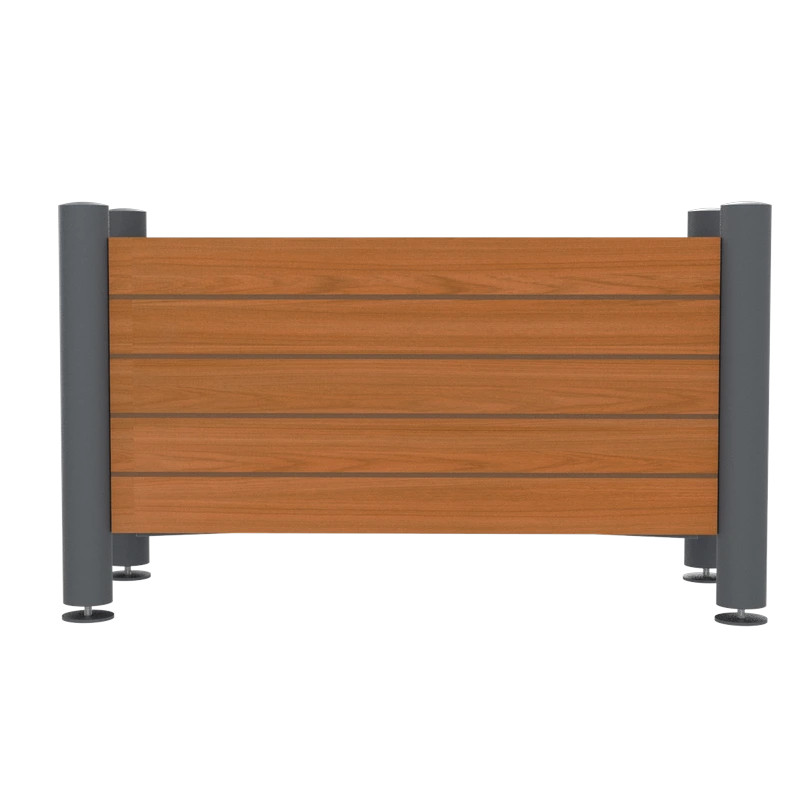 Jardinière extérieure rectangulaire Acier et HPL Lali Prossentiel