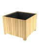 Jardinière bois carrée sur pieds Florim Prossentiel