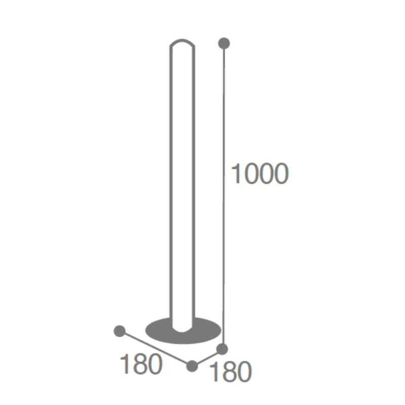 Potelet de ville en inox Urbin Prossentiel