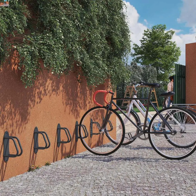 Support vélo mural 1 place Arkad Prossentiel