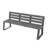 Banc urbain 100% plastique recyclé Havane Prossentiel