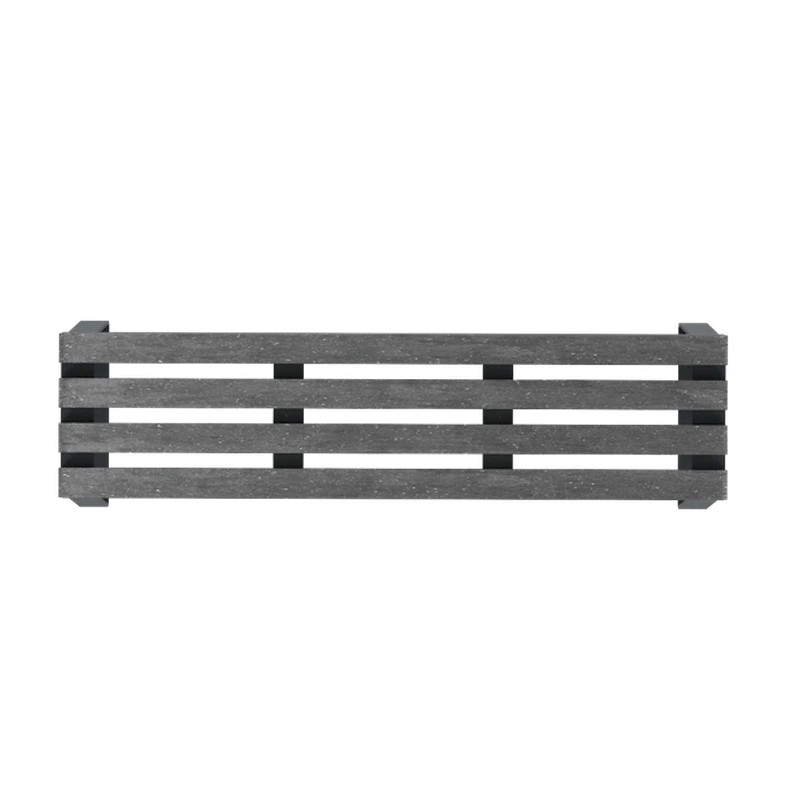 Banquette urbaine 100% plastique recyclé Havane Prossentiel