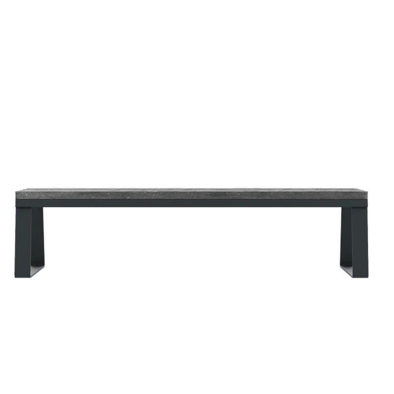 Banquette urbaine 100% plastique recyclé Havane Prossentiel