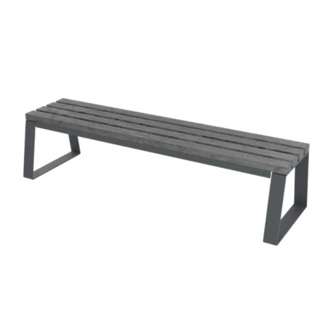Banquette urbaine 100% plastique recyclé Havane Prossentiel